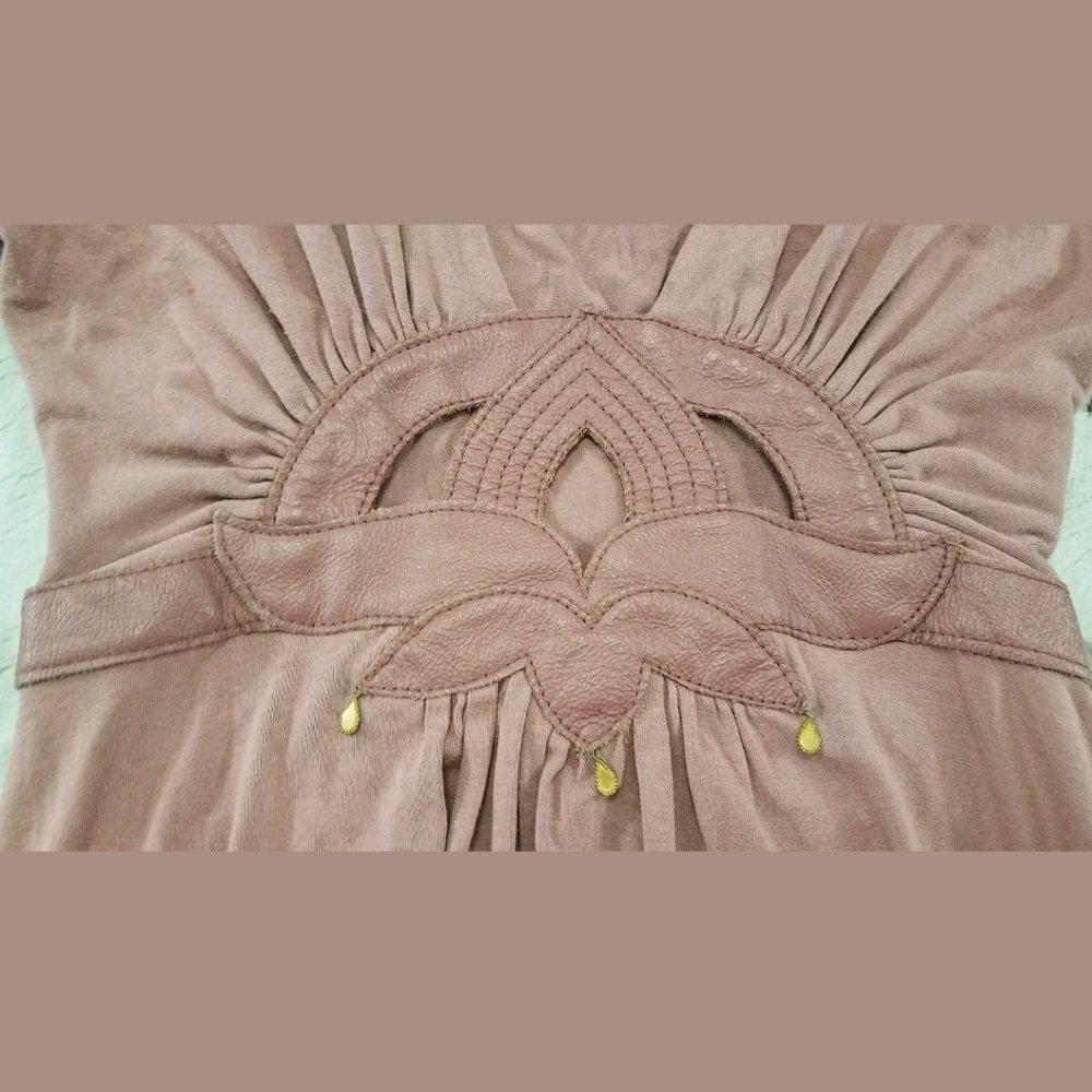 Ingwa Melero Jersey Lotus Mini Dress Size Small - Picture 4 of 8